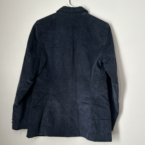 Vintage Corduroy Blazer Country Craft Size 9/10 Navy Blue - Picture 6 of 8